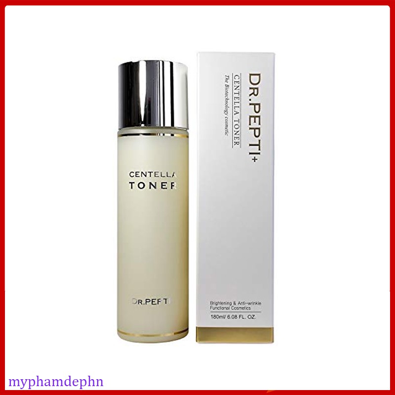 Nước hoa hồng Dr Pepti Centella Toner siêu căng bóng và đậm đặc như serum