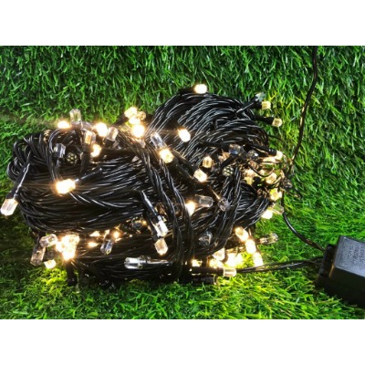 Dây Đèn led trang trí 20m - 50m kim cương chớp nhiều màu sắc chống nước ngoài trời