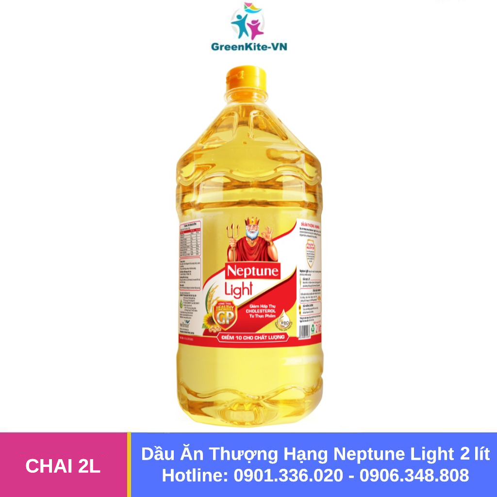 [HCM]Dầu ăn thượng hạng nhãn hiệu Neptune Light 2L