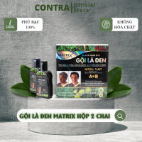 Dầu gội phủ bạc gội là đen tóc cấp tốc Matrix - Hộp 2 chai - Contra Cosmetics