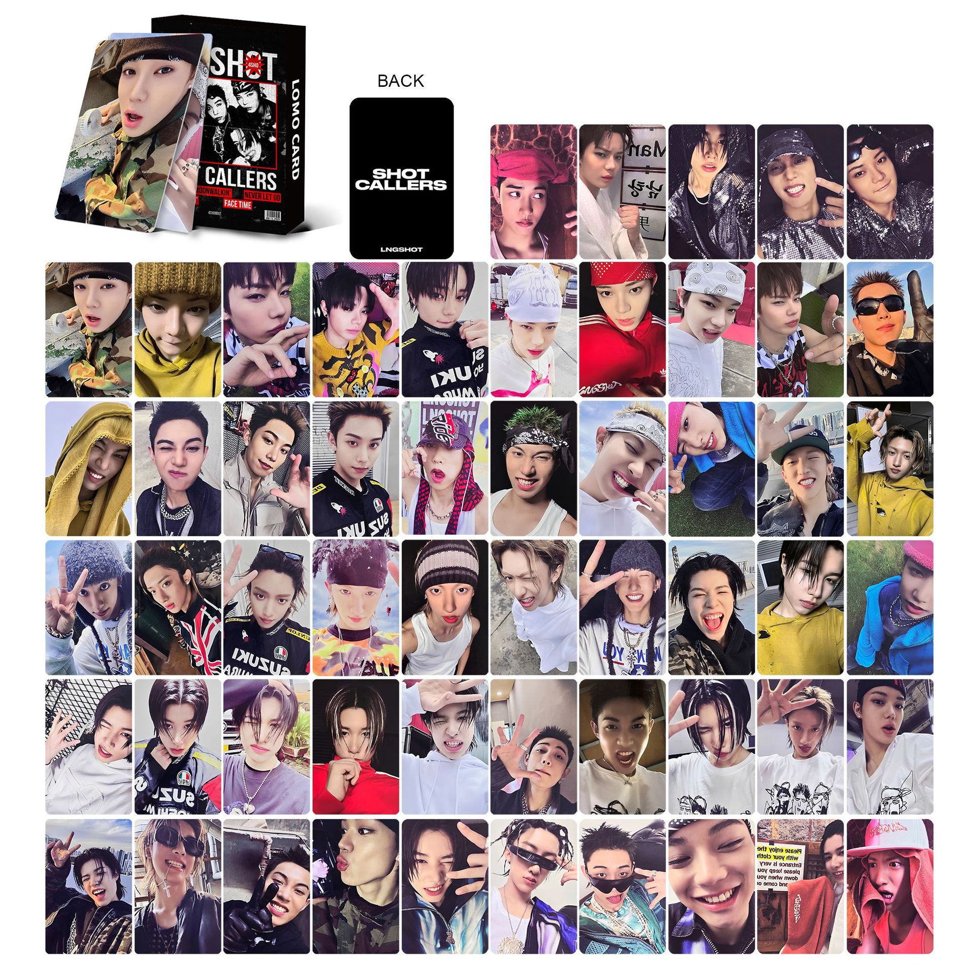 Set 55 lomo card LNGSHOT dễ thương 2026