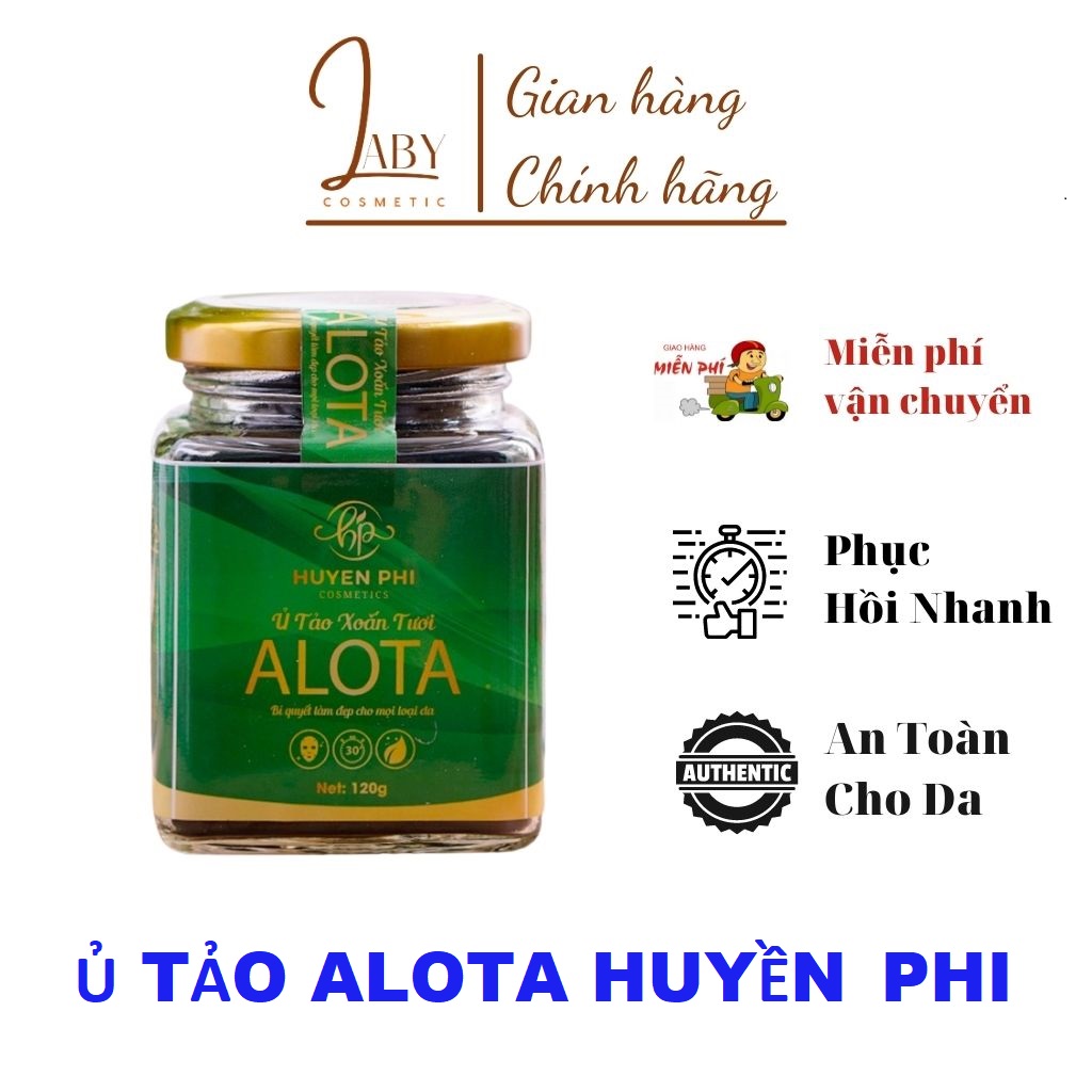 Ủ Tảo Xoắn Tươi Alota Huyền Phi Làm Trắng Hồng Da Làm Da Săn Chắc Cải Thiện Da Không Đều Màu Chống Lão Hoá Da Cung Cấp Độ Ẩm Collagen Tăng Độ Đàn Hồi Làm Mờ Vết Thâm Nám Ngừa Mụn