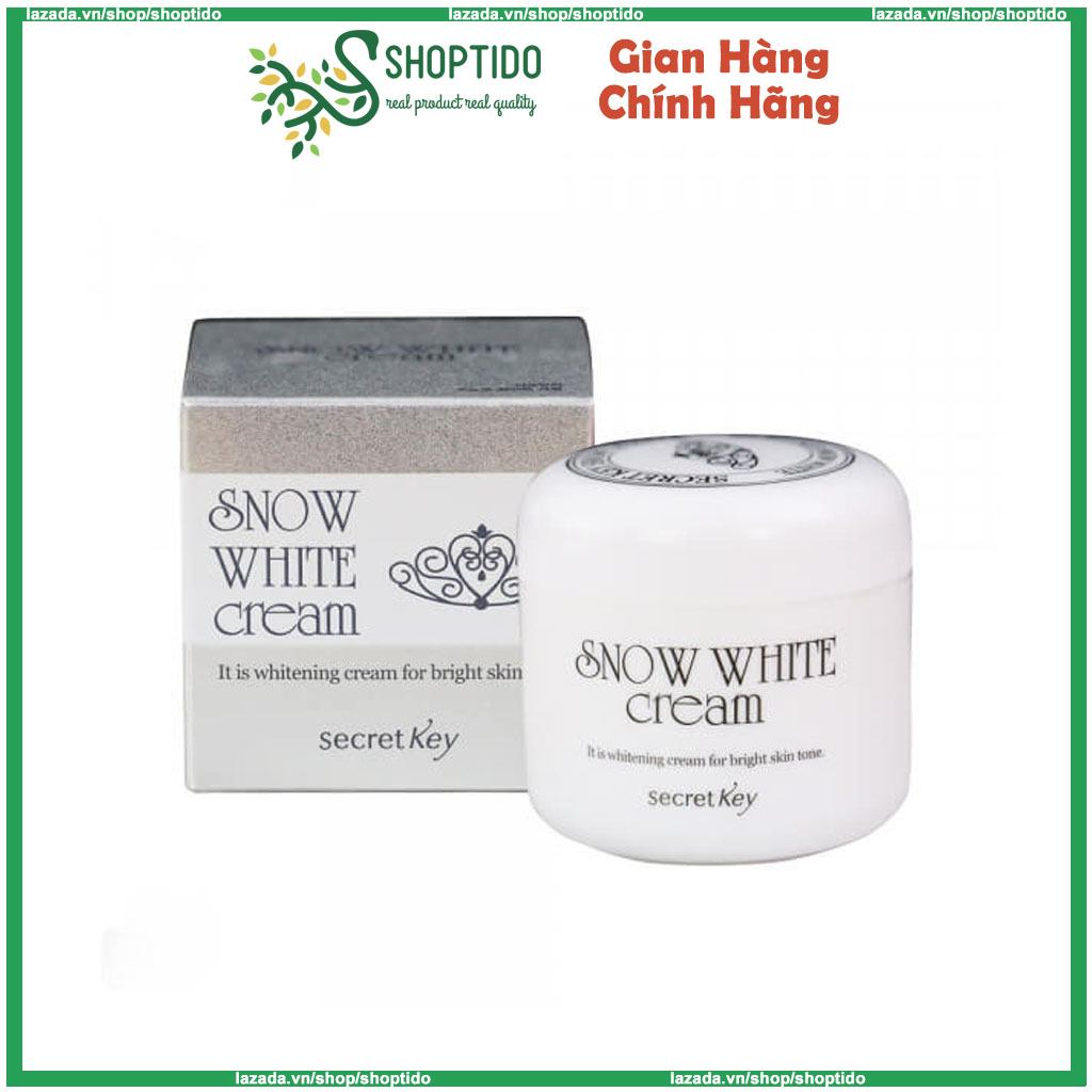 Kem dưỡng da Secret Key Snow White hỗ trợ làm sáng da dạng gói và hũ NPP Shoptido