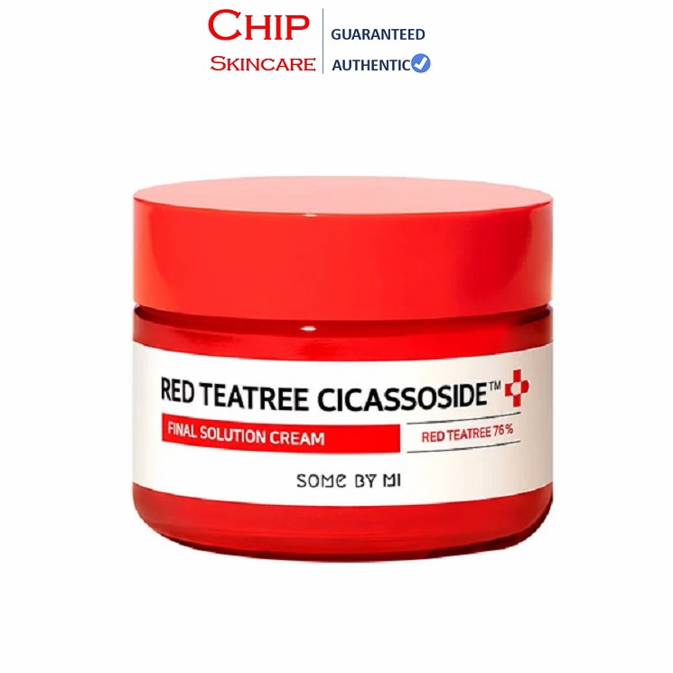 Kem Dưỡng Tràm Trà Đỏ Some By Mi Red Teatree Cicassoside Cream 50Ml Hàn Quốc