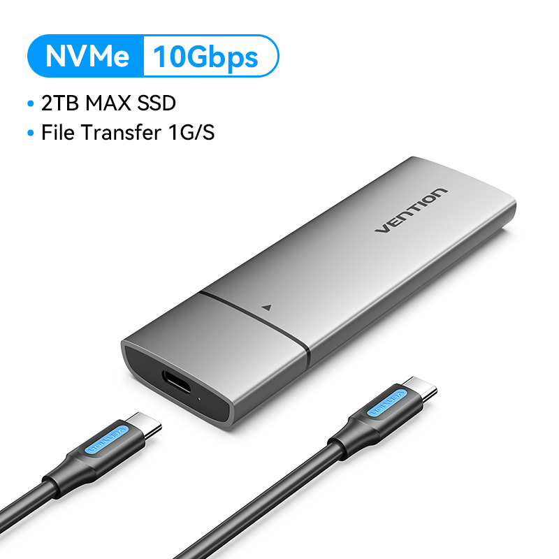 Vention M.2 NVMe SATA box ổ cứng Hard Disk Enclosure Case USB 4.0 USB C 3.2 Gen 2 40Gbps 10Gbps cho