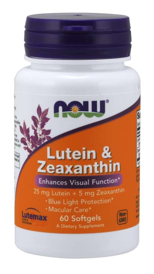 Tp Bảo Vệ Sức Khỏe Bổ Sung 30Mg Lutein Hỗ Trợ Sức Khỏe Thị Giác Now - Lutein 25Mg & Zeaxanthin 5Mg (60 Viên Nang Mềm)