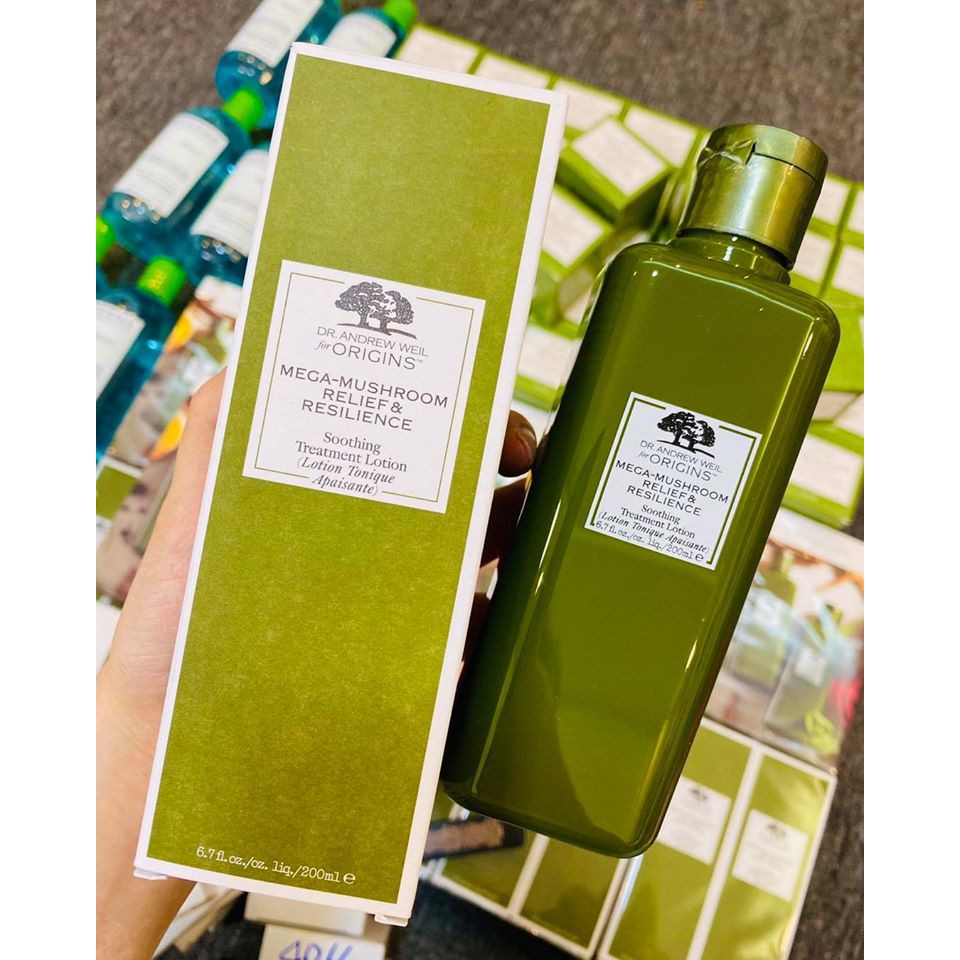 [Hcm]Toner Nấm Origins Mega - Mushroom Relief Soothing Treatment Lotion Dành Cho Da Nhạy Cảm