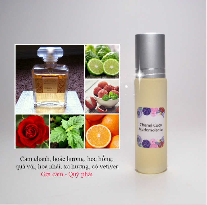 [HCM]Tinh Dầu Nước Hoa Chanel CoCo Mademoiselle Dạng Lăn 10ml