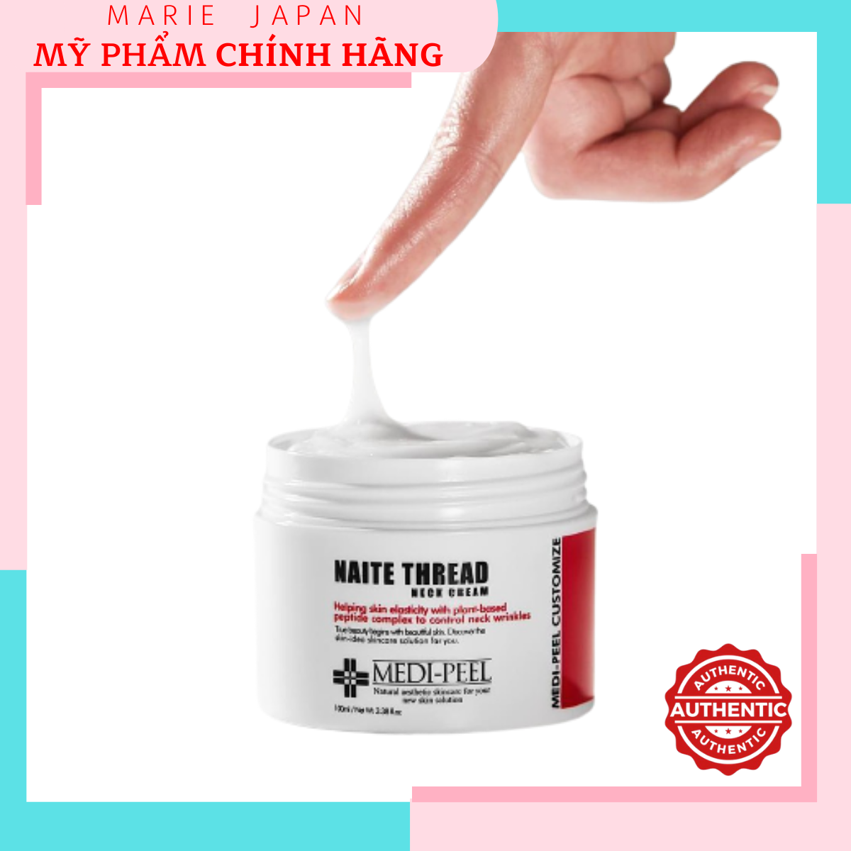 [Hcm]Kem Dưỡng Da Cổ Medi Peel Chống Lão Hóa Nâng Cơ Naite Thread Neck Cream 100Ml