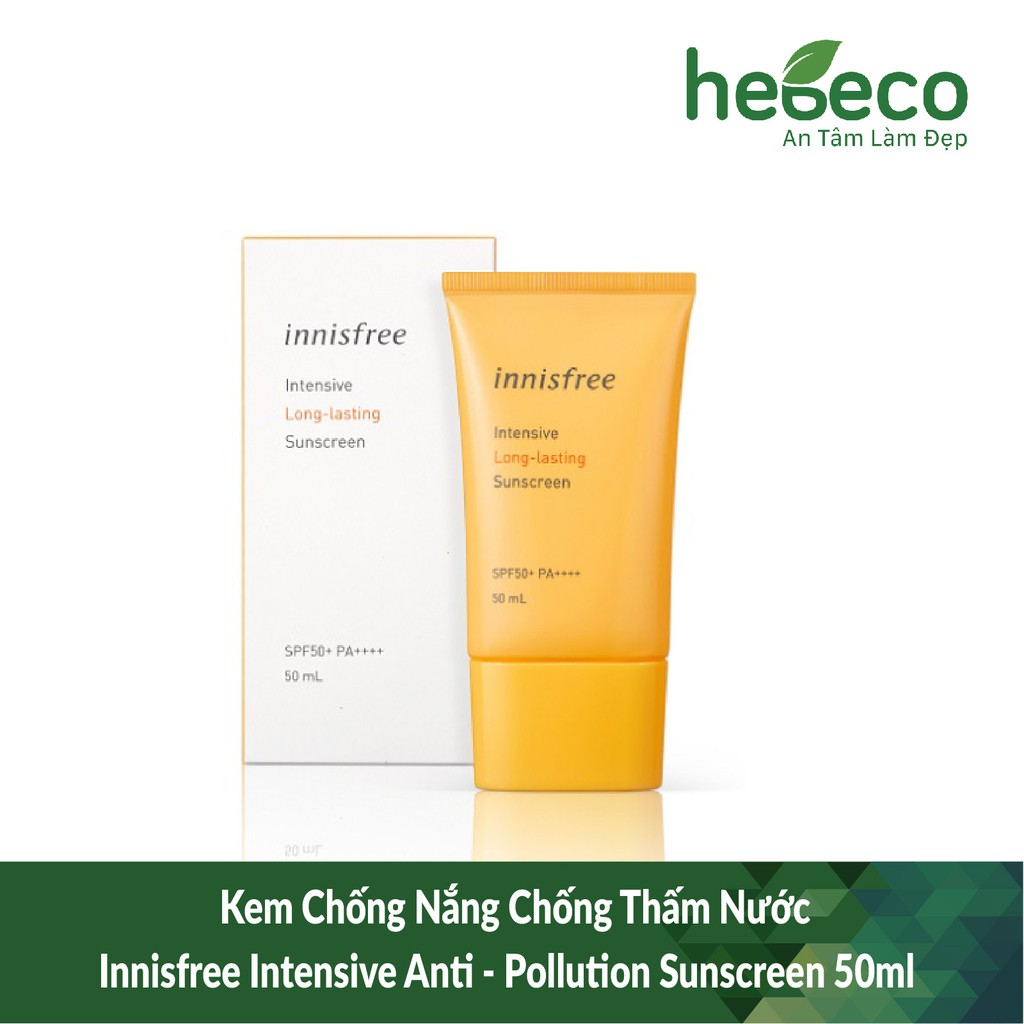 Kem Chống Nắng Chống Thấm Nước Innisfree Intensive Anti - Pollution Sunscreen 50Ml - Hàn Quốc Cam Kết Hàng Đúng Mô Tả Chất Lượng Đảm Bảo An Toàn Đến Sức Khỏe Người Sử Dụng