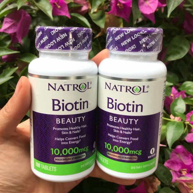 Viên Uống Ngăn Rụng Tóc Biotin 10000 Mcg