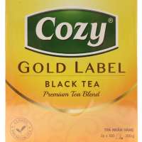 Trà túi lọc Cozy Gold Label - Black tea trà đen 200Gr (100 gói x 2g)