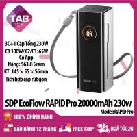 SDP EcoFlow RAPID Pro 20.000mAh 3C+Cáp Tổng 230W Có Cáp Tích Hợp - Bảo Hành 12 Tháng