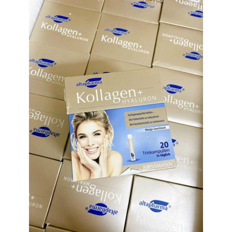 New Kollagen Dạng Nước Kollagen + Hyaluron Của Altapharma - Hàng Nội Địa Đức