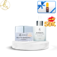 KN Beauty - Bộ 2 sản phẩm Trắng Da Ngừa Nám chuyên sâu: Kem dưỡng 10g + Serum 30ml