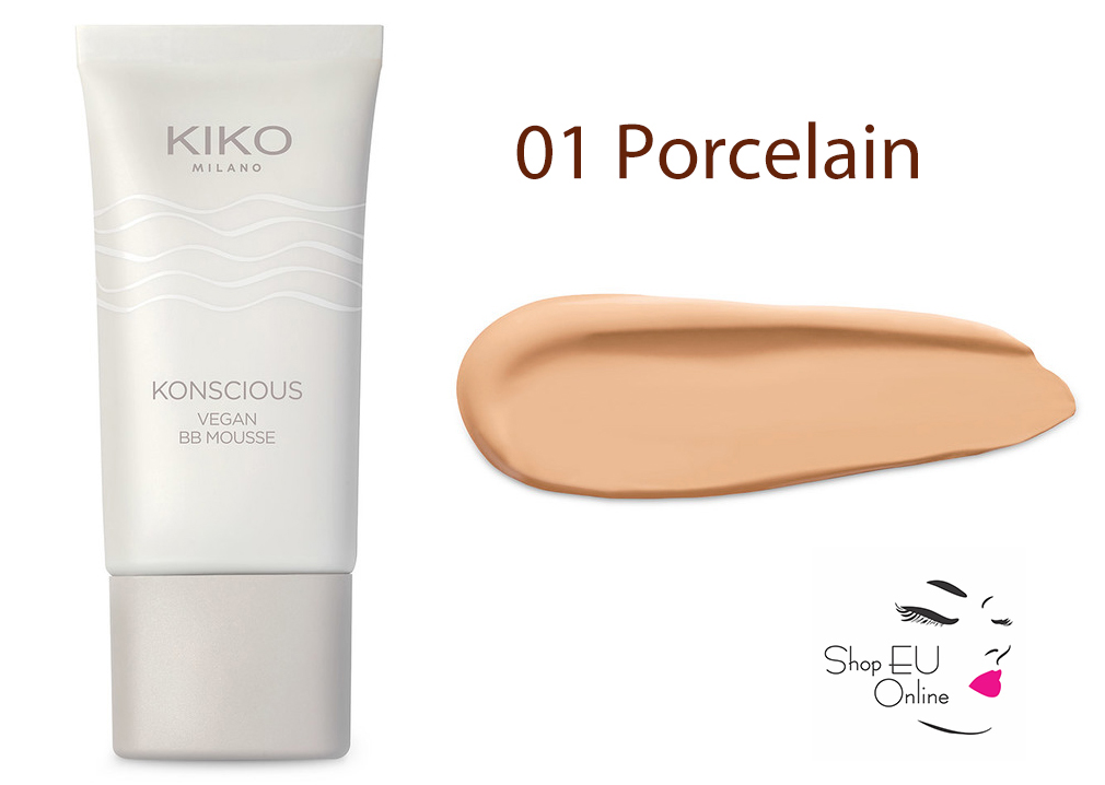 Mousse siêu nhẹ Konscious Vegan BB - Kiko - Italia
