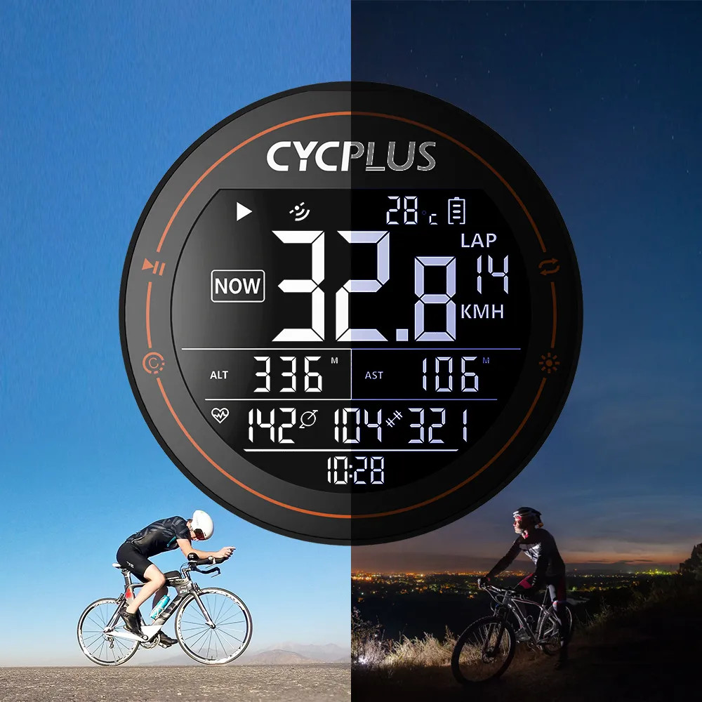 Đồng Hồ Tốc Độ CYCPLUS M2 Chống Nước Bluetooth + ANT Không Dây Máy Tính Xe Đạp GPS