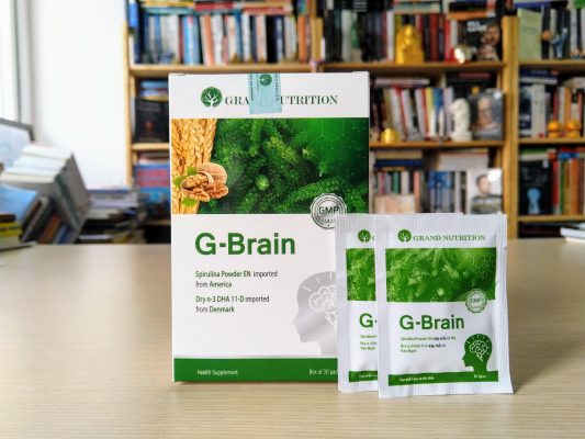 Cốm Trí Não G-Brain - bổ sung DHA Vitamin hỗ trợ phát triển não bộ cho trẻ tăng cường trí nhớ (Hộp 30 gói)