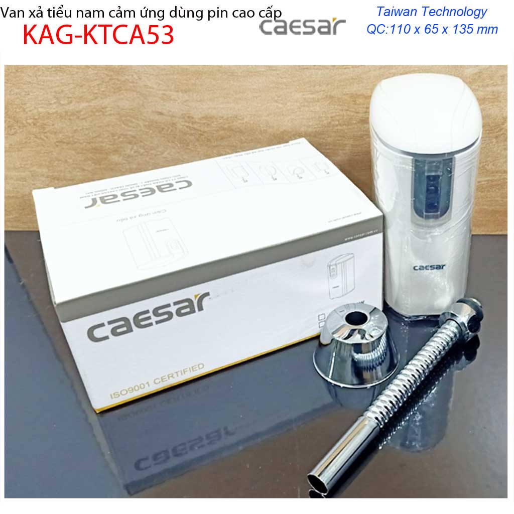 [HCM]Xả tiểu cảm ứng Caesar KAG-KTCA53 xả cảm ứng bồn tiểu nam Caesar dùng pin sử dụng tốt