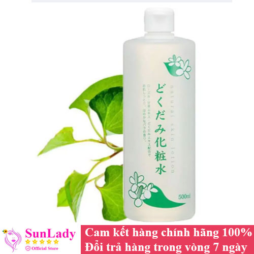 Nước hoa hồng diếp cá Dokudami Natural Skin Lotion 500ml