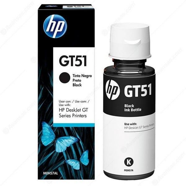 Mực in phun HP GT53 Black ( Màu đen) 1VV22AA 90ml Original Ink Bottle sử dụng cho máy in HP Ink tank