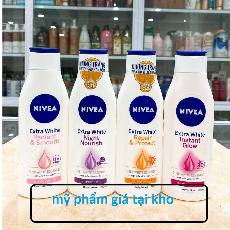 Sữa Dưỡng Thể Giúp Săn Da Dưỡng Trắng Nivea Spf30 Pa+++ 200Ml