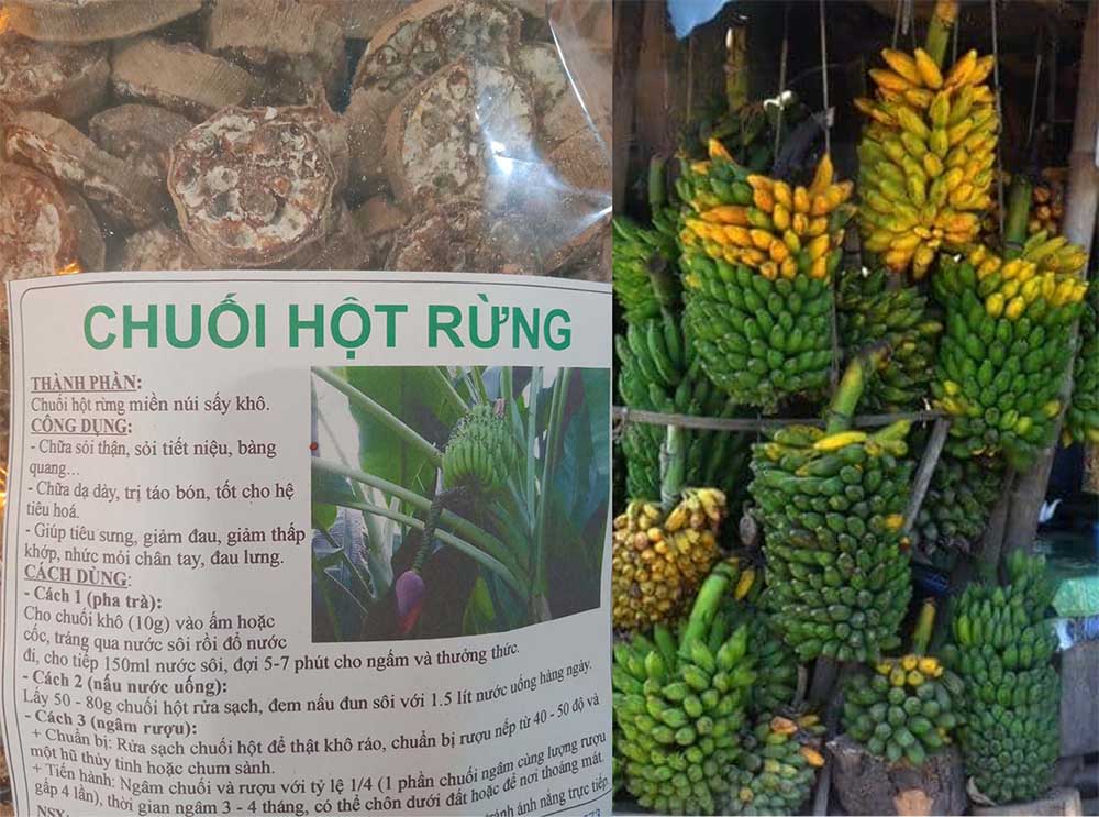 Chuối Hột Rừng Thái Miếng (1Kg)