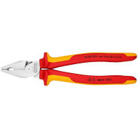 Kìm Knipex Đa Năng Lưỡi Cắt 63 HRC chiều dài 225mm Cách Điện 1000Volt 02 06 225 (701900 225) - Hàng Chính Hãng 100% từ Đức