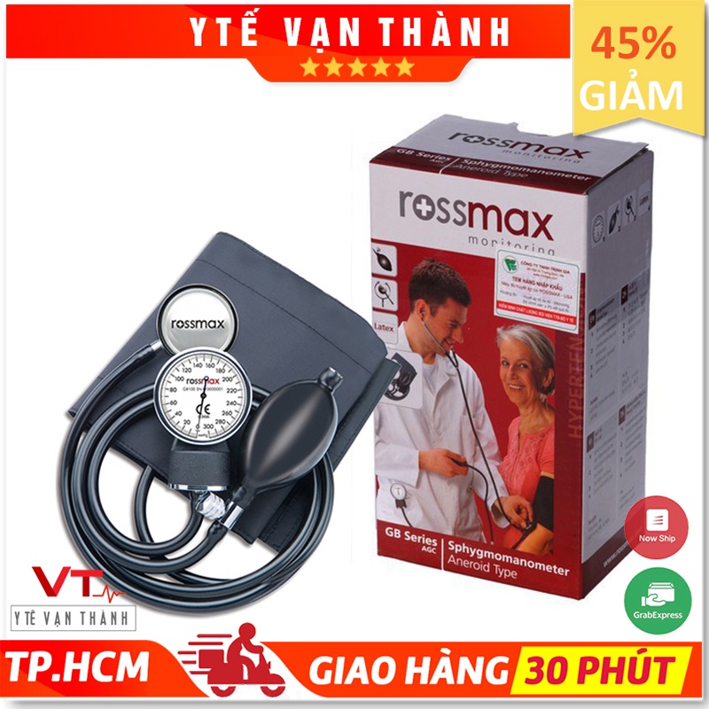 ✅ [Hàng Cty] Máy Đo Huyết Áp Cơ: Rossmax (Rosmax) (Tặng Ống Nghe Chính Hãng) - Vt0498 [ Y Tế Vạn Thành ]