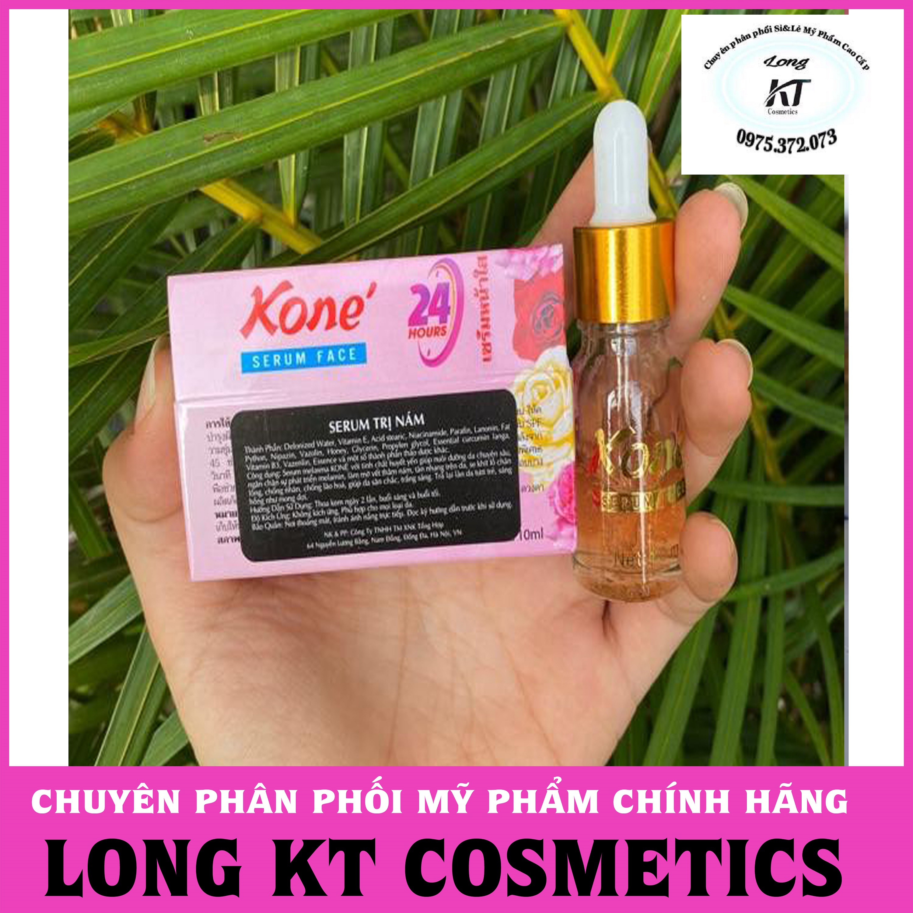Serum kone’ ( hàng thái lan chính hãng)Serum chuyên námtàn nhan Kone  Làm mờ nám tàn nhang đồi mồi chỉ trong một thời gian ngắn giúp làn da trắng hồng rạng rỡ không tỳ vết.