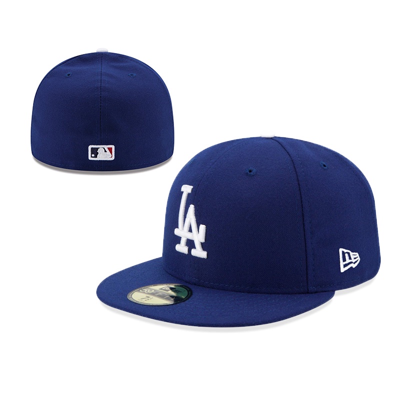 Auction High Quality New Era MLB Los Angeles Dodgers Fitted Hat Men Women Cap Full Closed Caps Sport