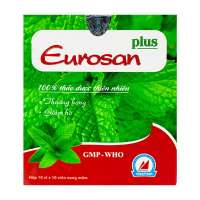 Viên ho dầu EUROSAN - Bổ Phế Làm Ấm Họng Giảm Ho Giảm Đau Rát Họng Thông Thoáng Mũi Họng ( Hộp 100 viên )