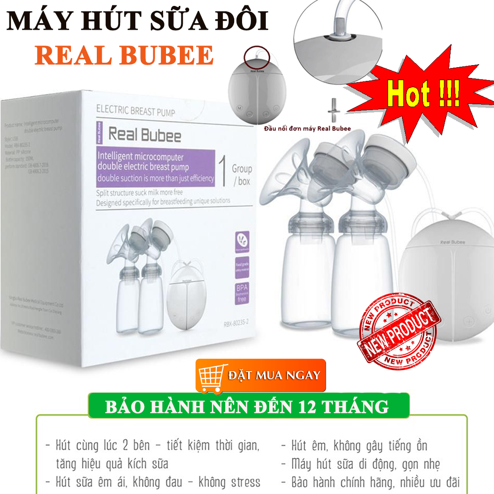 Máy Vắt Sữa Máy hút sữa điện đôi 8 Mức Độ Hút Chế độ Massage Hút Khỏe Hút Êm Kích Sữa Mẹ Về Nhanh. Bảo hành Uy Tín 12 Tháng !