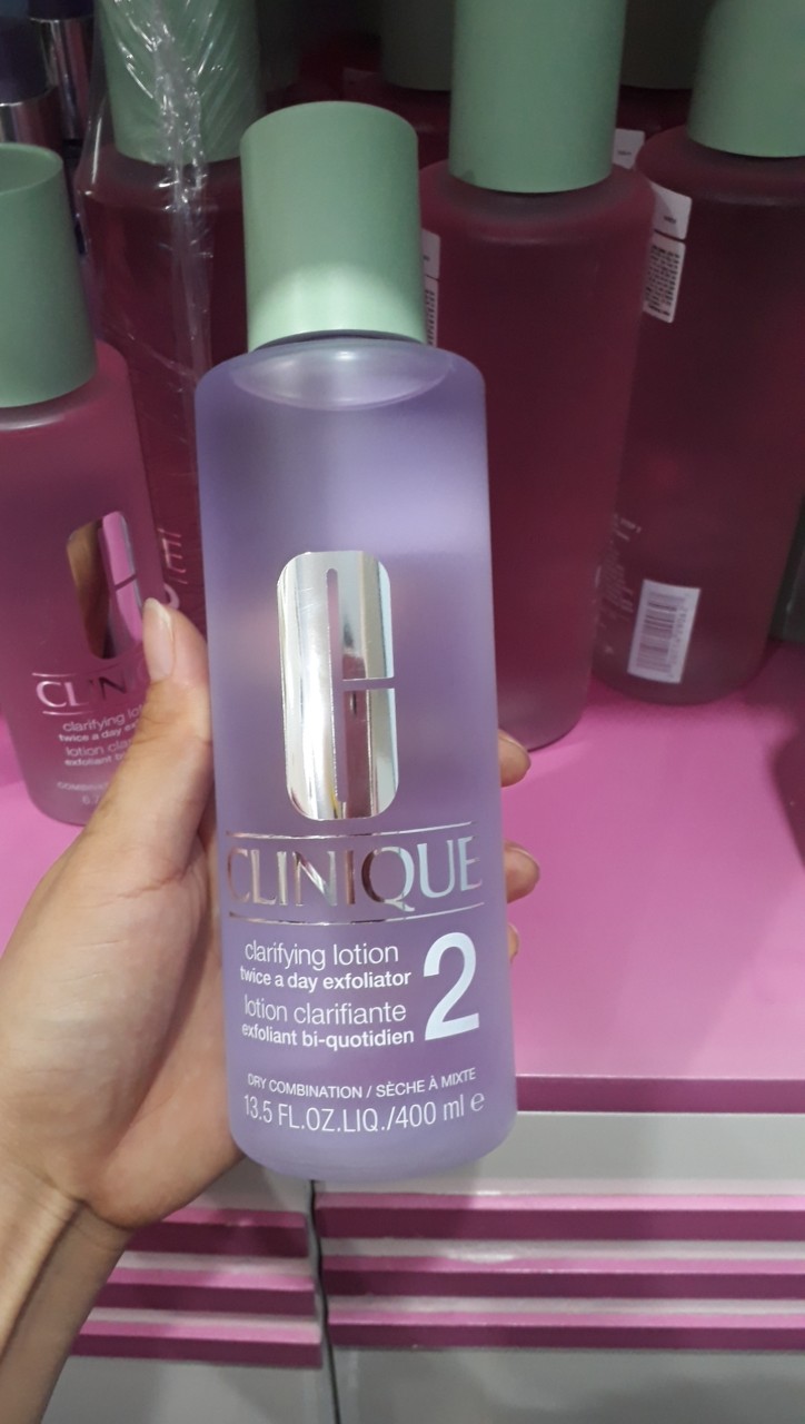 [Hcm]Nước Hoa Hồng Clinique Clarìying Lotion 2 Da Khô Hỗn Hợp Khôda Khô Hỗn Hợp Khô ( 400 Ml )