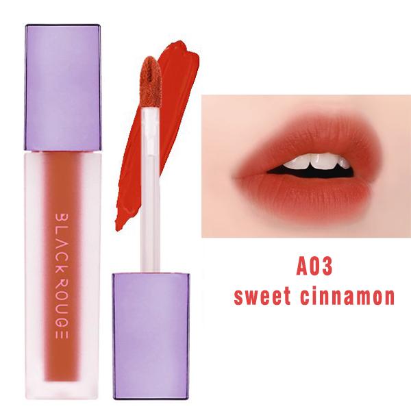 Son Kem Lì Mềm Môi Black Rouge Air Fit Velvet Tint Hàn Quốc Version 2 (A03: Sweet Cinnamon)