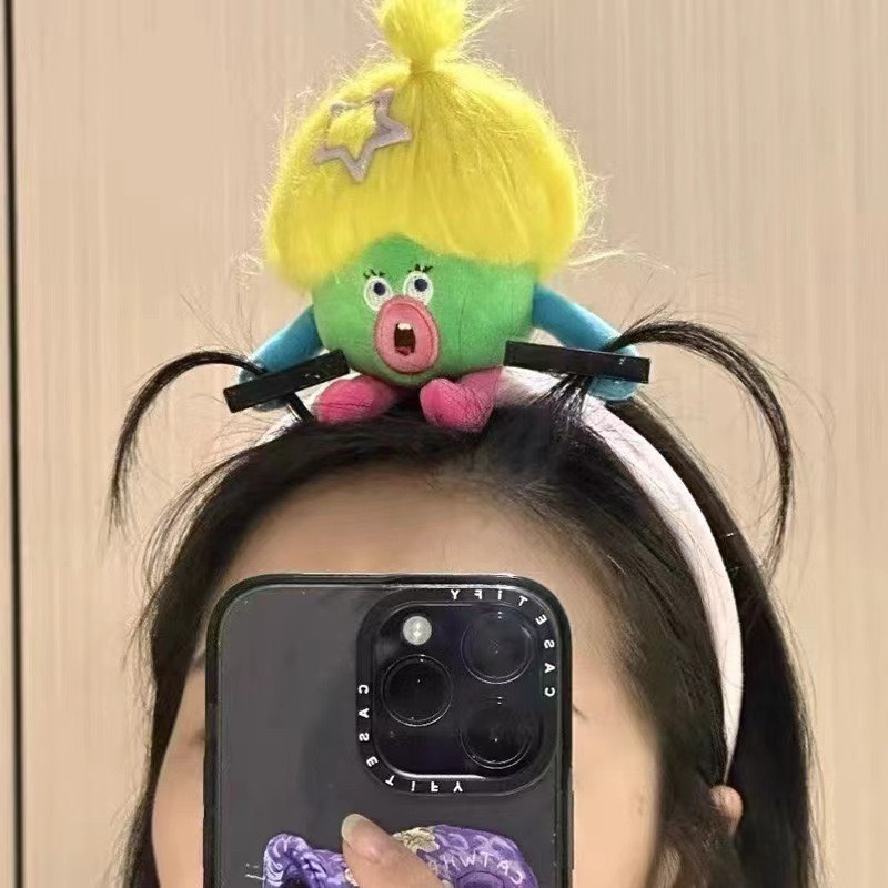 Cài tóc - bờm tóc nữ búp bê cung hoàng đạo cute vô tri kẹp tóc 2 bên độc lạ