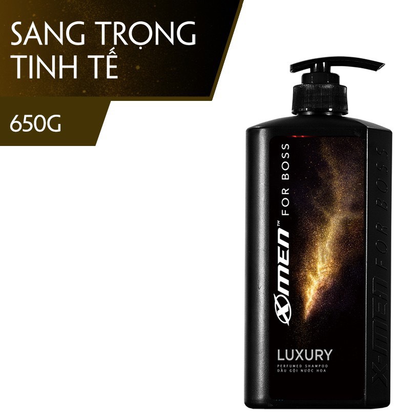 Dầu Gội Xmen For Boss Luxury 650Ml (Vàng)