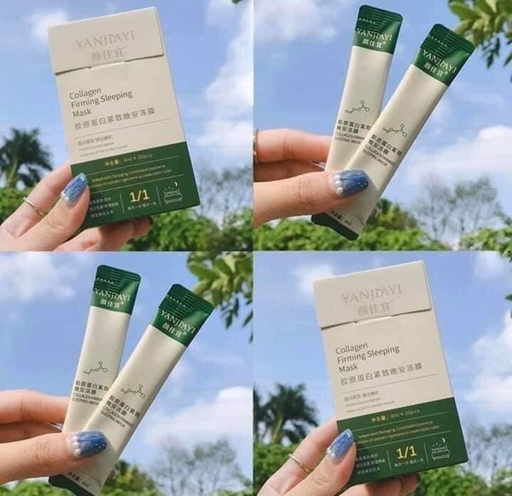 [ 20 gói  ] Mặt nạ ngủ thạch collagen chuẩn