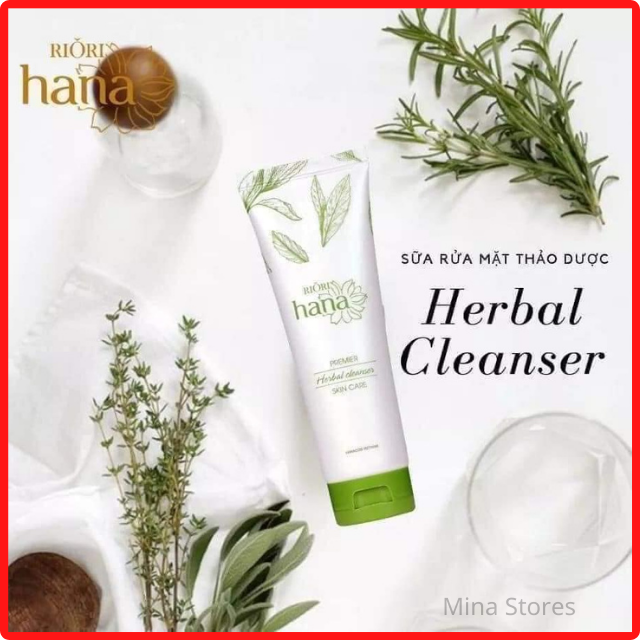 [Hcm]Sữa Rửa Mặt Thảo Mộc Riori Herbal Cleanser 120G - Làm Sạch Sâu Se Khít Lỗ Chân Lông Giúp Da Mịn Màng Trắng Sáng - Sữa Rửa Mặt Dạng Gel Ph 5.5 Phù Hợp Cho Làn Da Nhạy Cảm