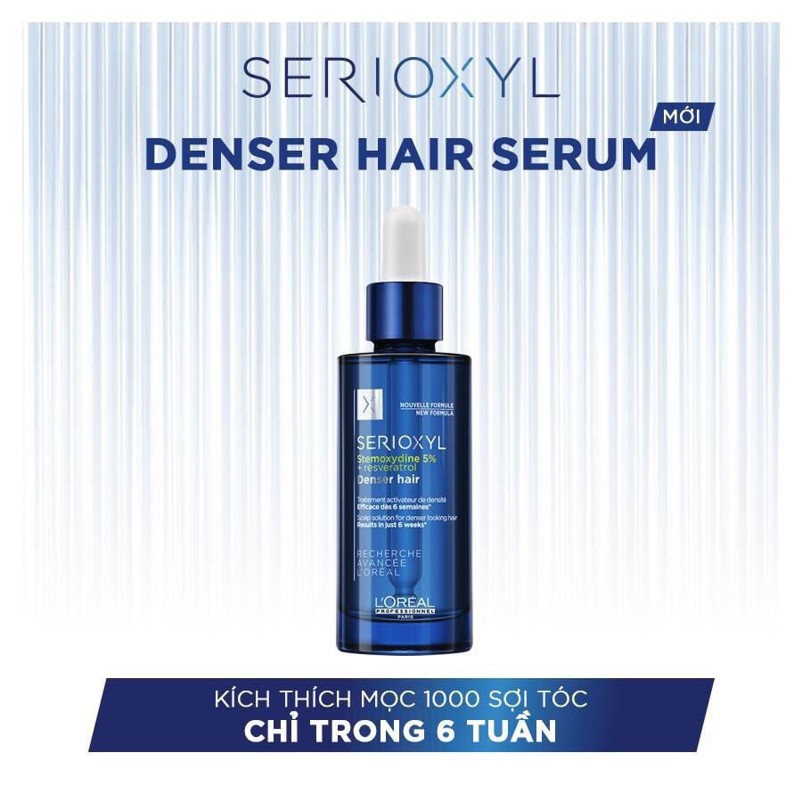 Tinh Chất Loréal Denser Hair: Kích Thích Mọc 1000 Sợi Tóc Chỉ Trong 6 Tuần 90Ml