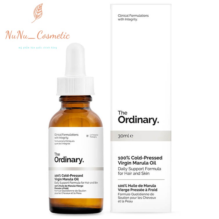 [Hcm]Tinh Dầu Nguyên Chất The Ordinary Cold Pressed Virgin Marula Oil 30 Ml