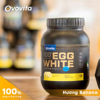 Bột protein lòng trắng trứng cao cấp OVOVITA vị vanila bổ sung BCAA hũ 560gr tiện lợi