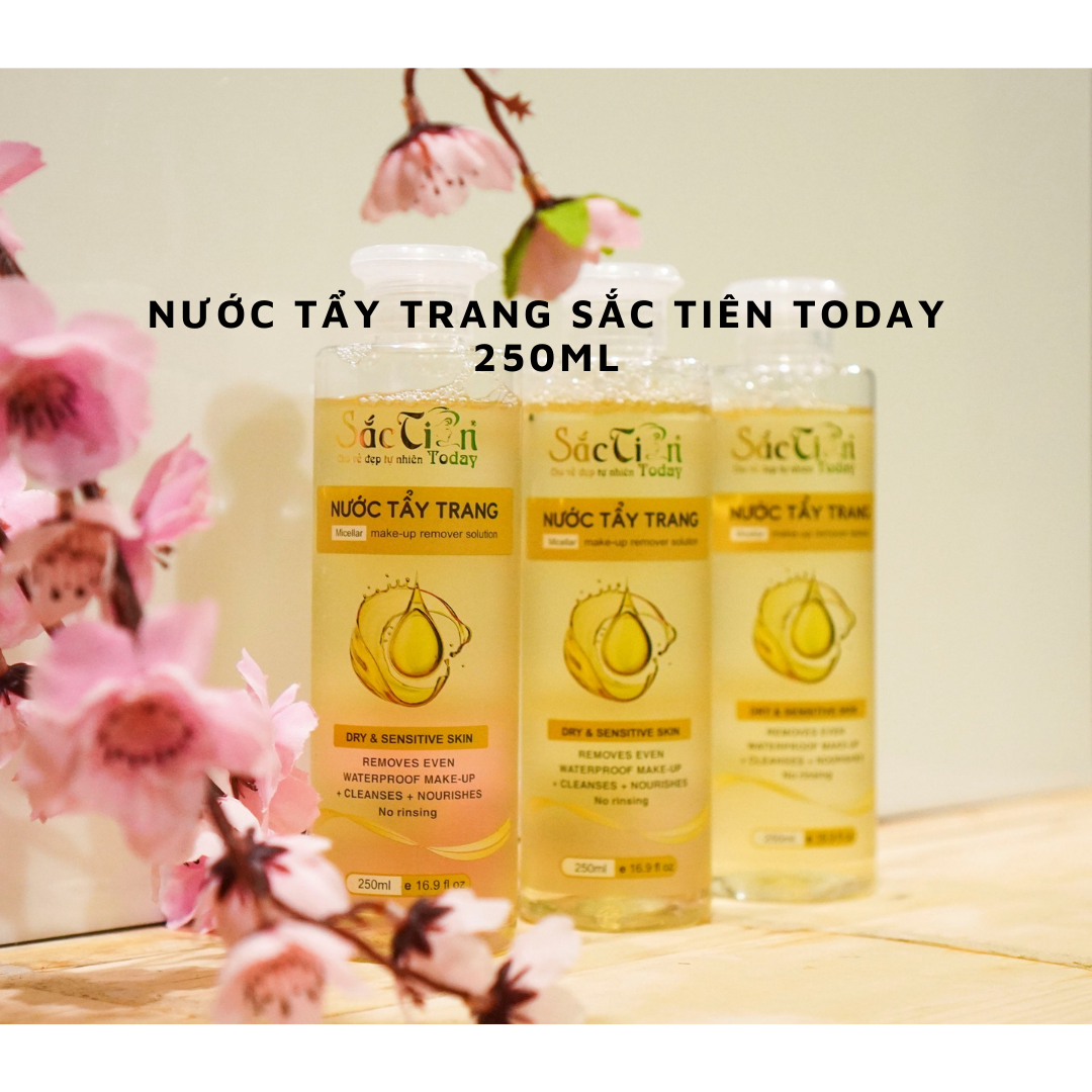 Nước Tẩy Trang Cho Da Dầu Mụn Không Cồn Sắc Tiên Today 250Ml Làm Sạch Bụi Bẩn Và Lớp Tẩy Trang Thu Nhỏ Và Se Khít Lỗ Chân Lông Công Nghệ Hàn Quốc