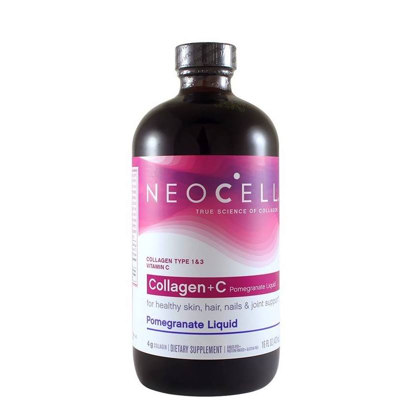 [Hcm]Collagen Neocell + C Dạng Nước Lựu Cô Đặc 4000Mg (Mẫu Mới)