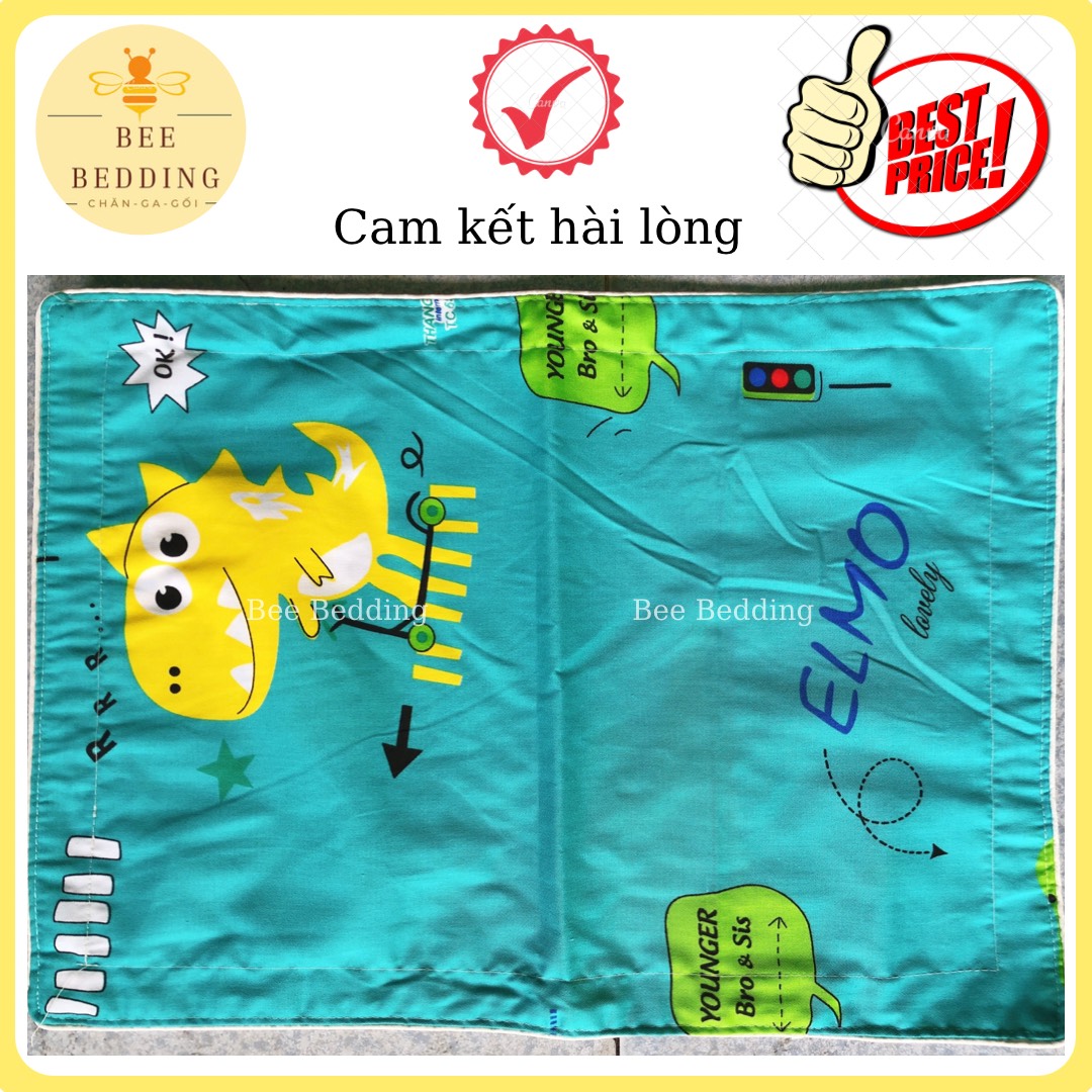 Vỏ gối em bé 30x40 cotton Thắng Lợi