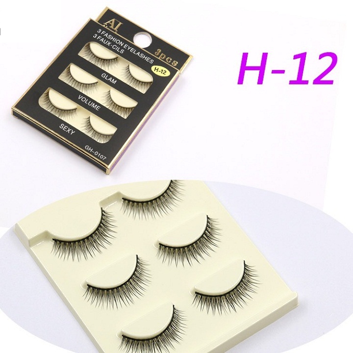 [Hcm]Bộ 3 Cặp Mi 3D Ainazi Tự Nhiên