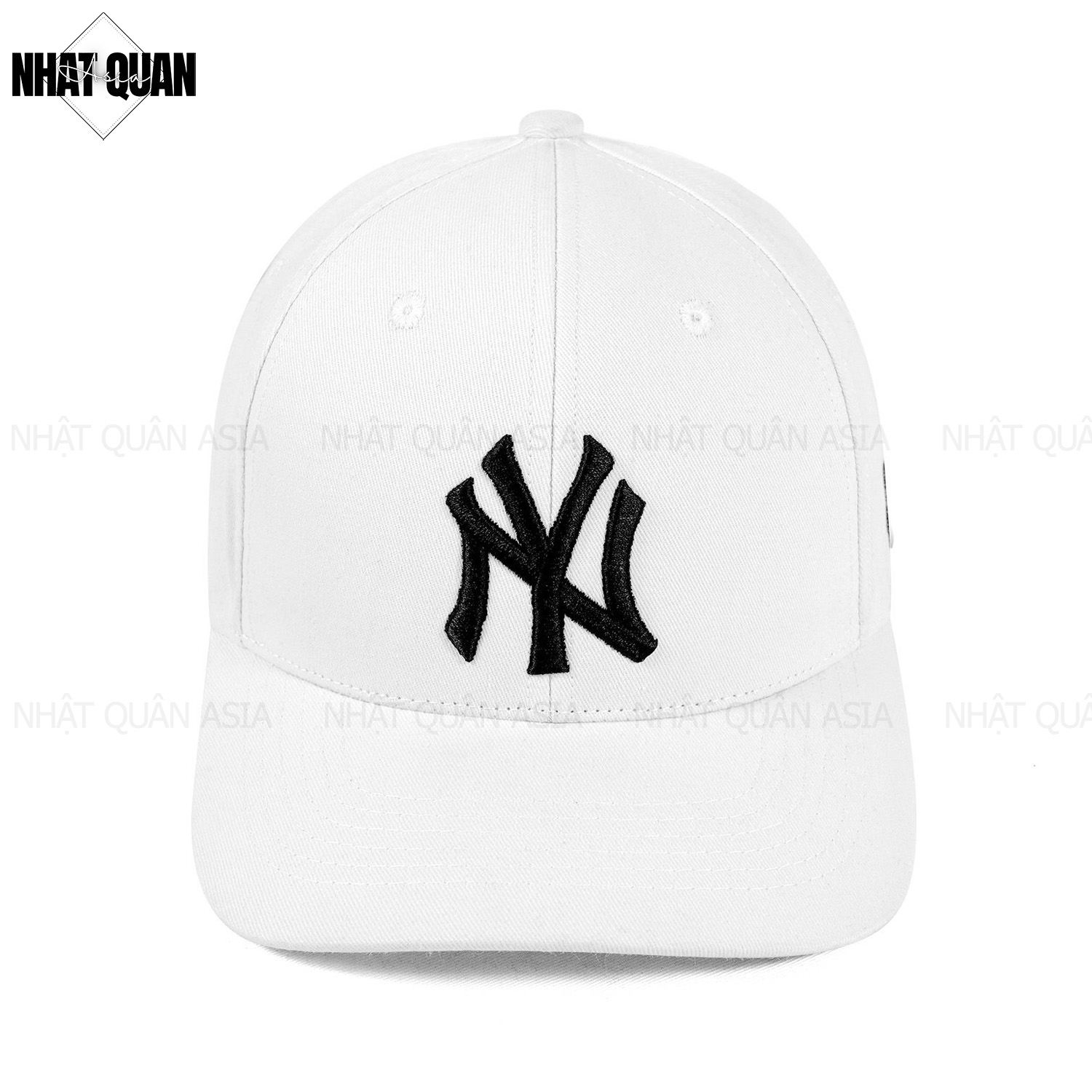 Mũ nón lưỡi trai MLB NY Yankees kaki basic bít đuôi co giãn flexfit - Nhật Quân Asia nhatquanasia