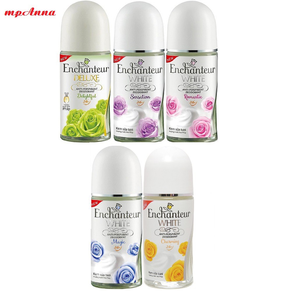 Lăn khử mùi Enchanteur hương nước hoa Pháp