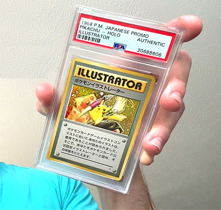 Thẻ PSA AUTHENTIC Illustrator Pikachu Pokemon Japanese Promo
