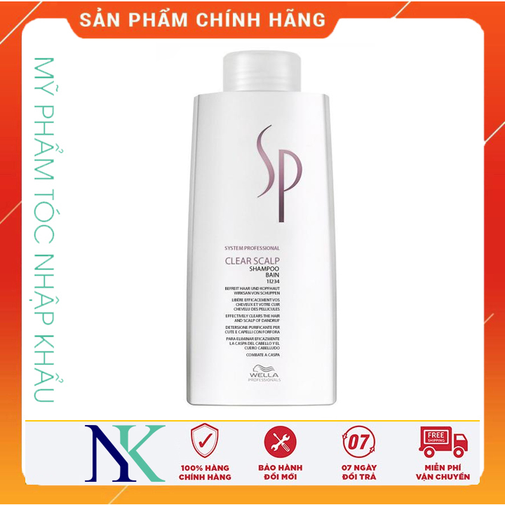 [Hcm]Dầu Gội Làm Sạch Da Đầu Gàu Sp Clear Scalp Shampoo 1000Ml